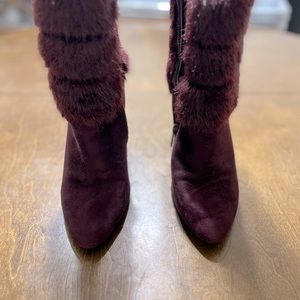 Oritha faus suede booties